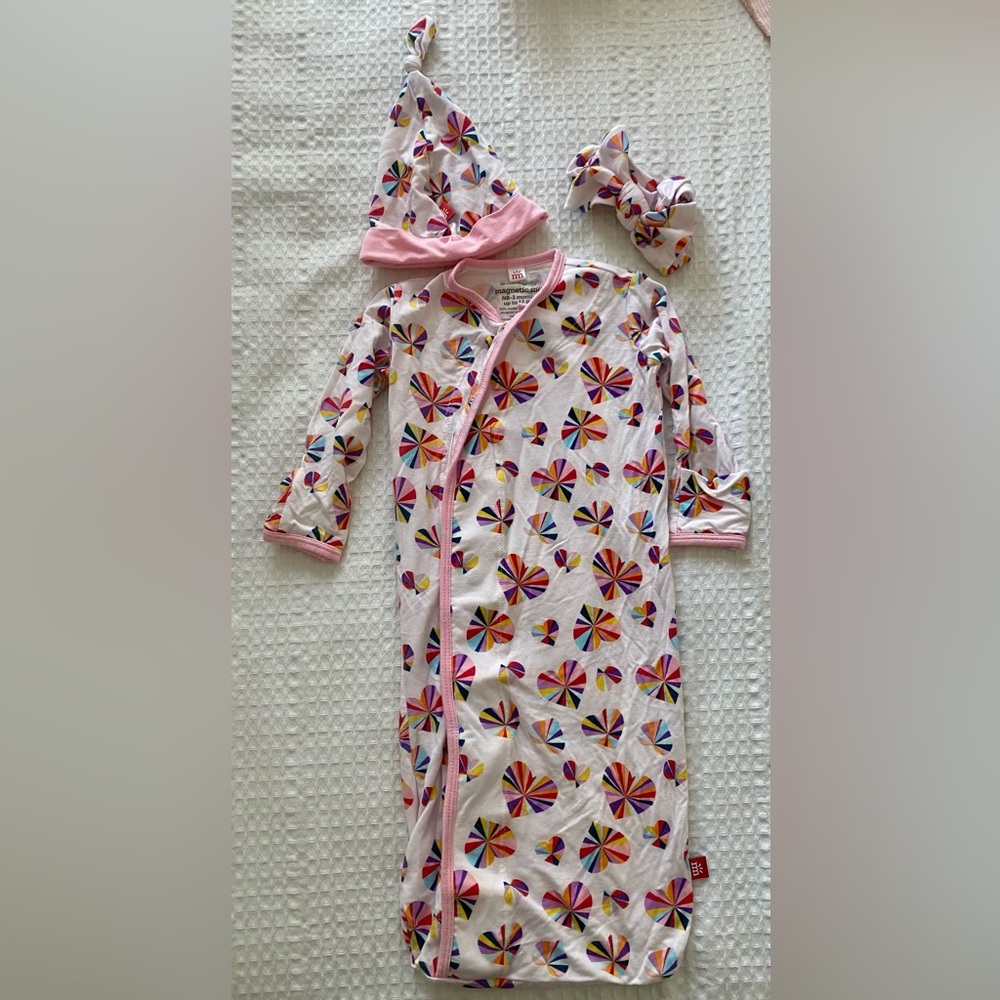 Magnetic Me Multicolor Pinwheel Kids Nightgown